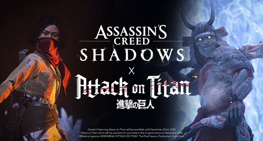 《刺客信条：影》x《进击的巨人》联动11月25日上线
