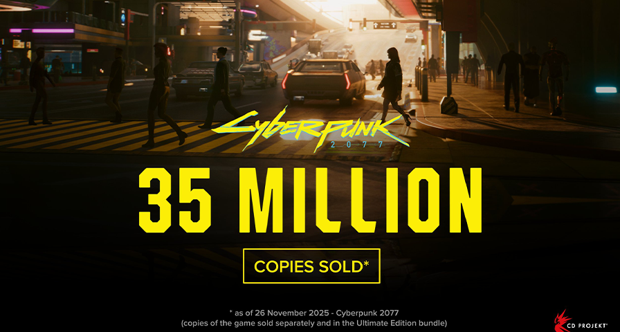 《赛博朋克2077》全球累计销量突破3500万份