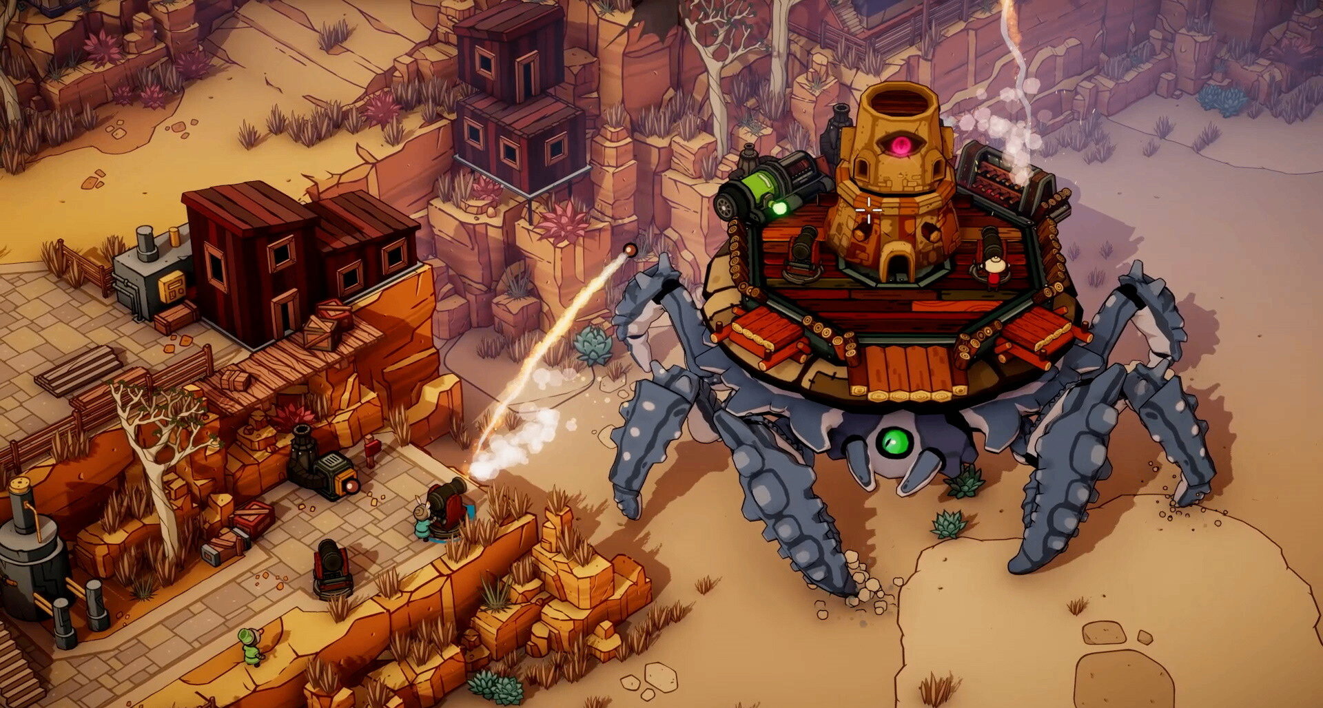 简中+发行通知！1-4人合作！手绘开放世界动作游戏《DuneCrawl》