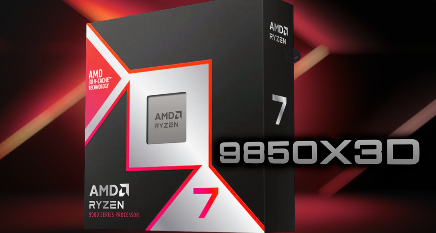 AMD确认Ryzen 7 9850X3D：频率更高的8核X3D处理器