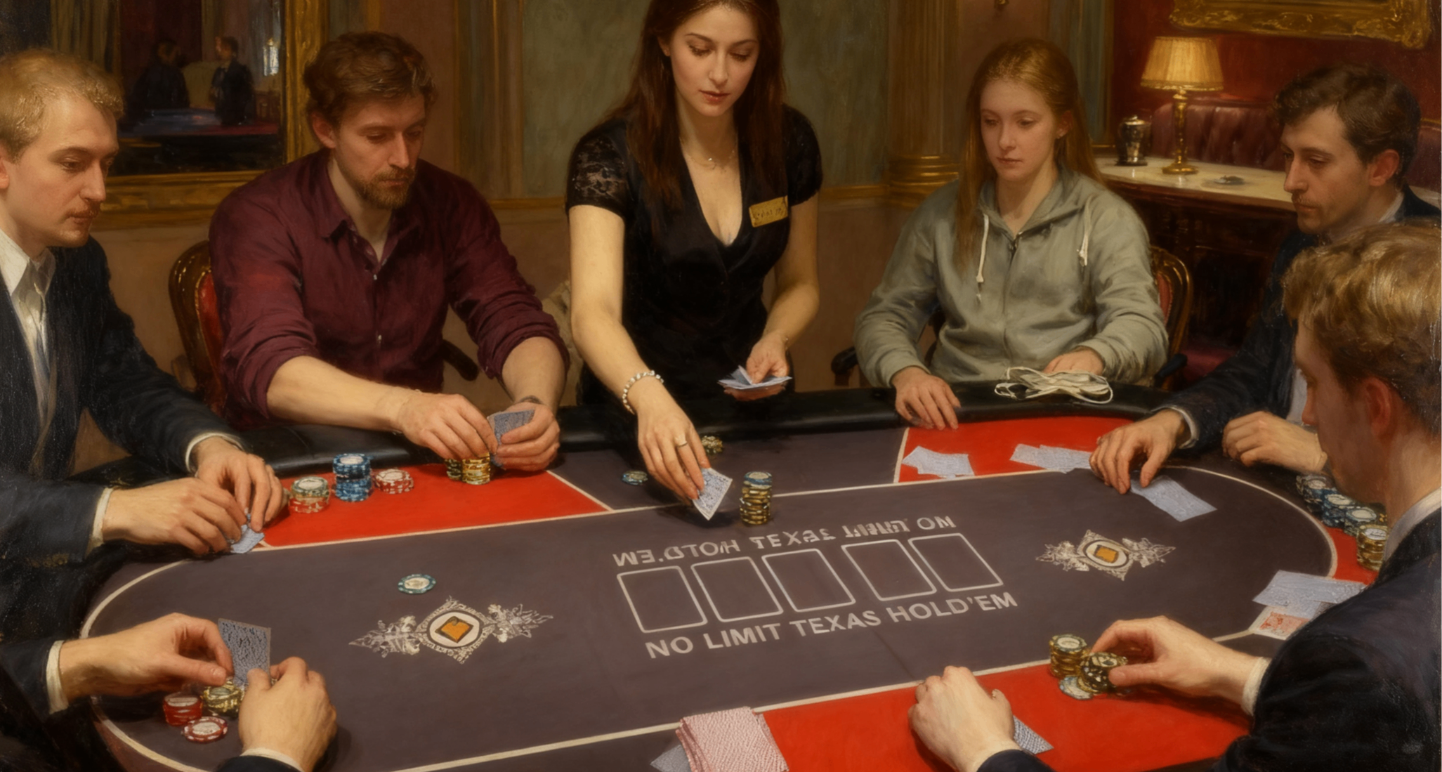 德州扑克游戏攻略 Texas Hold'em 开局翻前范围表（9人~6人桌）