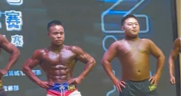 後續！175 斤小胖參加健美比賽，獲人氣冠軍，網友：真得獎了啊