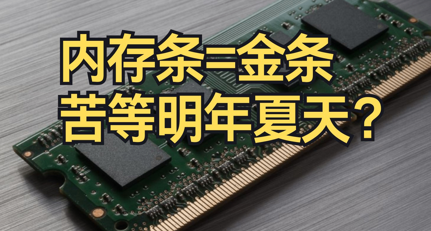 內存市場條像金條，DIY攢機玩家要等到明年夏天？