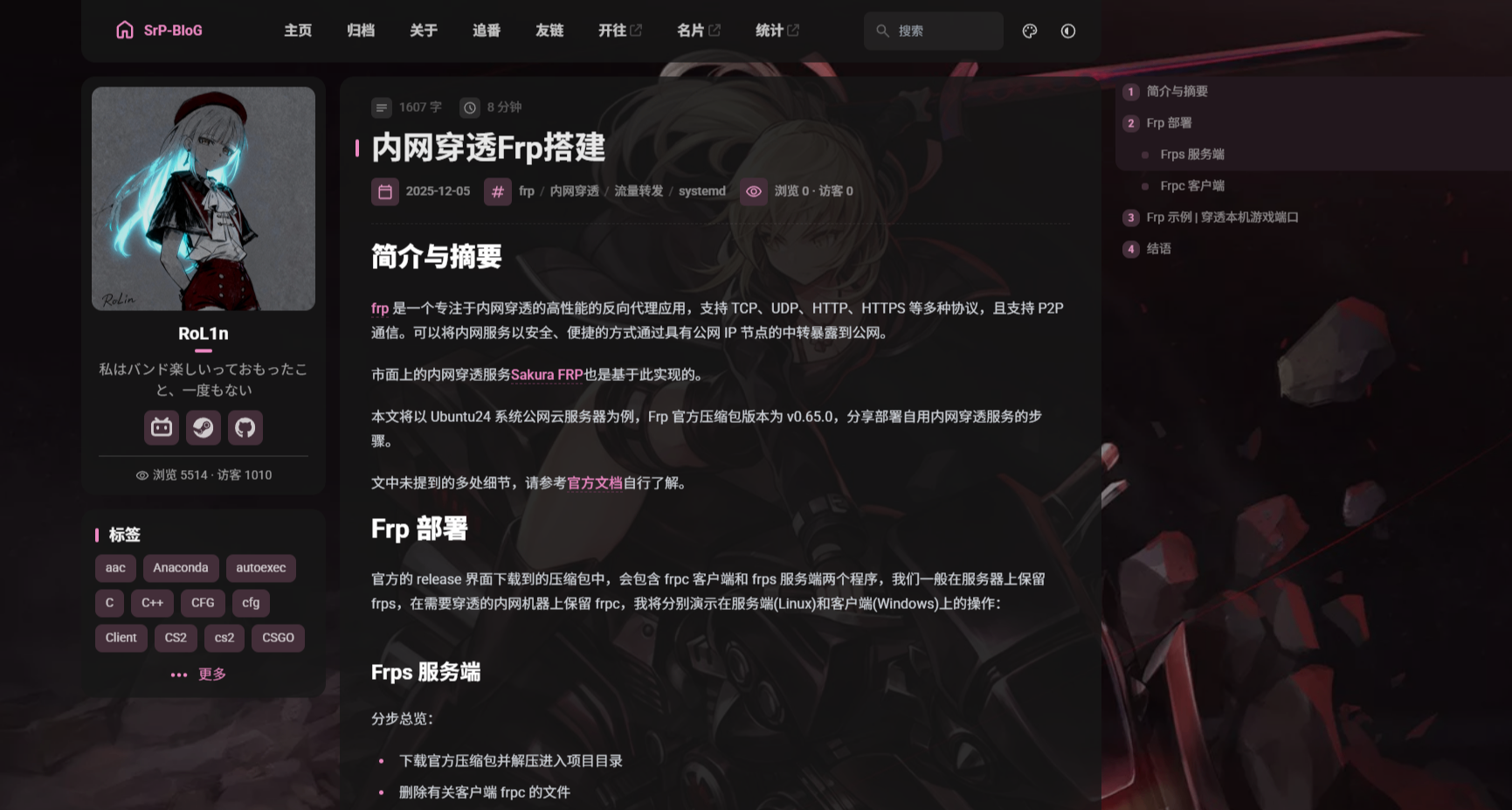 远程联机不求人 | 樱花内网穿透？Frp是什么？如何自建穿透服务？