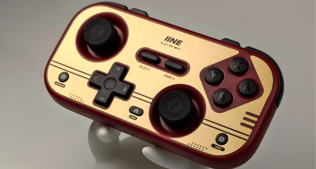 良值復古手柄全新配色來襲，拿去摸魚是真的爽！