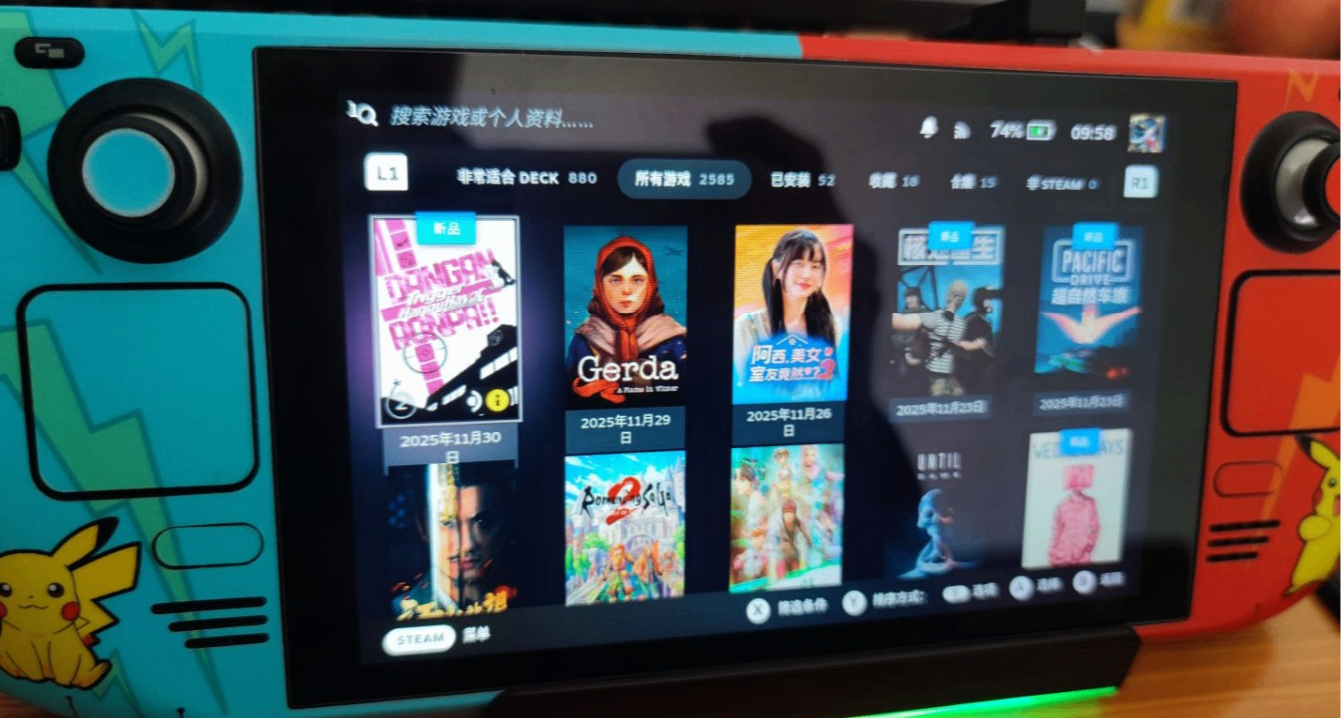 ❀第一期❀：全部个人实测，SteamDeck完美运行游戏🤗