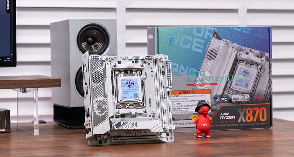 AM5平臺最強ITX主板，微星 MPG X870I EDGE TI EVO WIFI評測