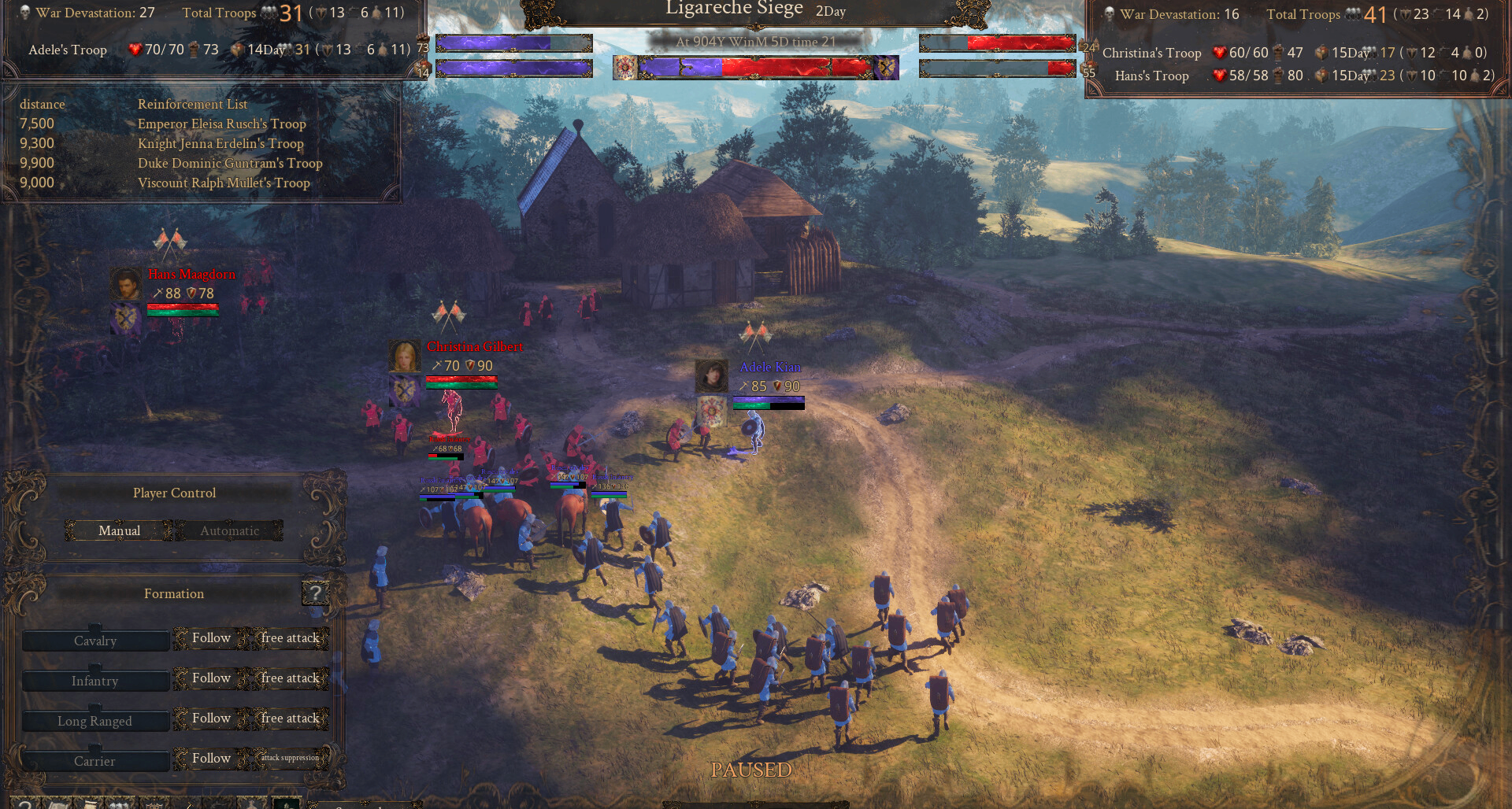 中世紀沙盒模擬SRPG《歷史的終結》12月10日發售！