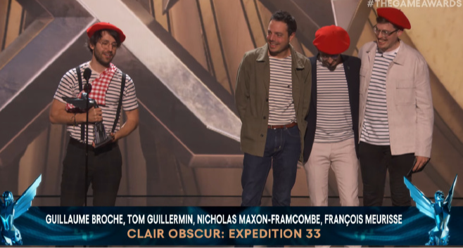 年度最佳游戏！《光与影：33号远征队》2025TGA包揽9项大奖！