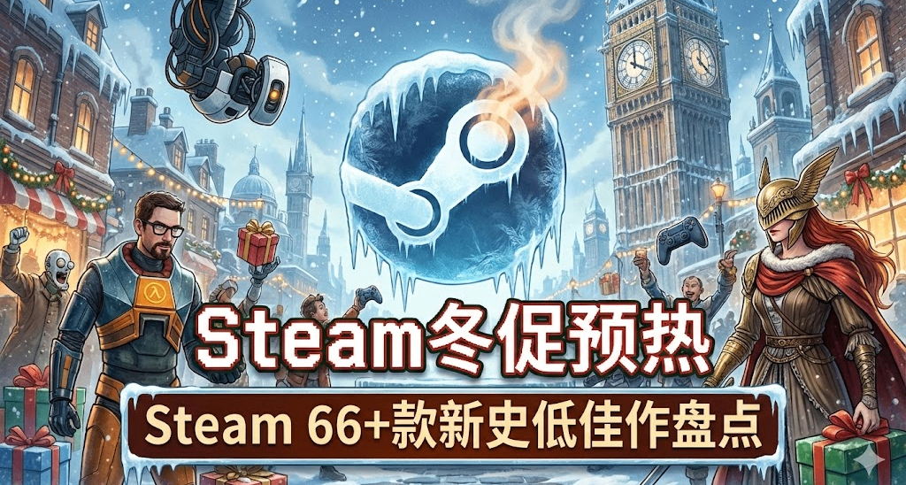 冬促開始預熱 | Steam 66+款新史低遊戲佳作盤點！