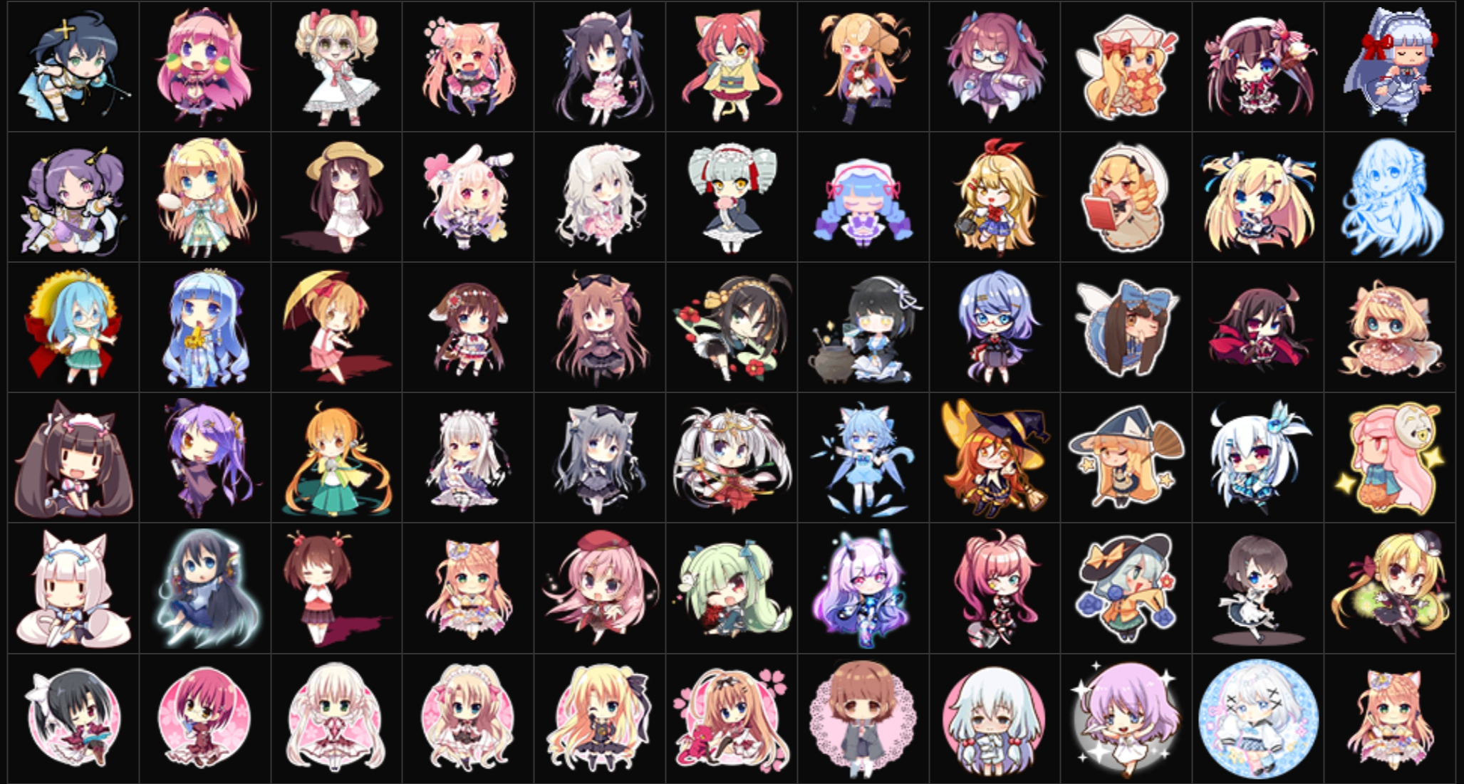 Steam萌妹QQ人徽章，宇宙無敵可愛的美少女就是我啦~