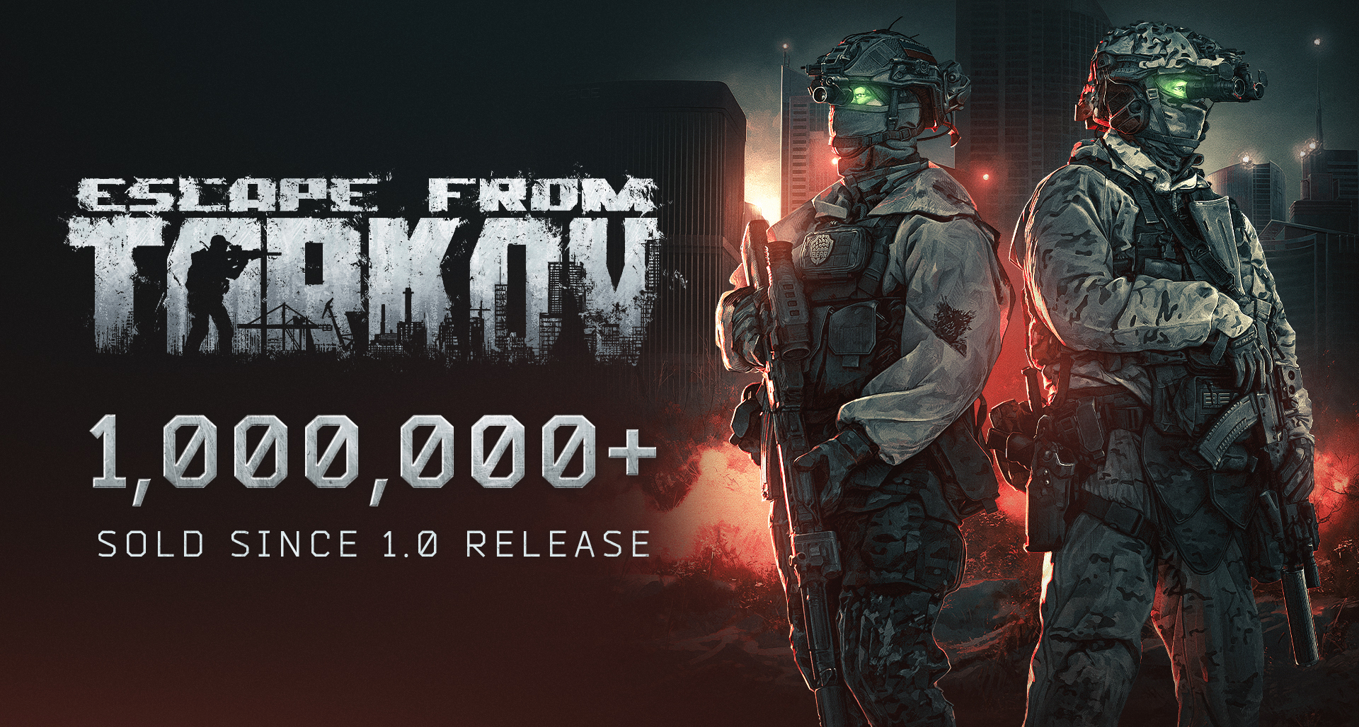 《逃离塔科夫》宣布全球销量突破100万份，并献上一个专属兑换码