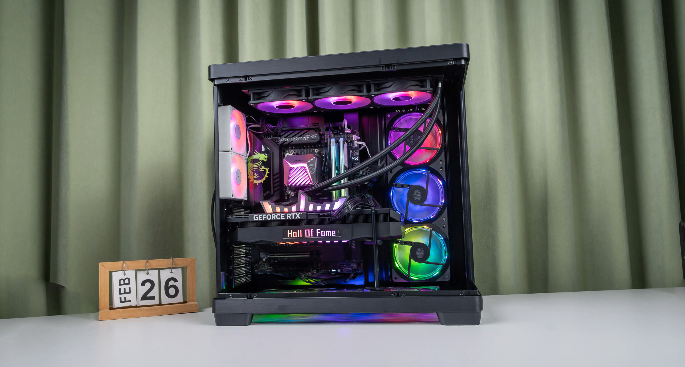 空間巨大，散熱優秀，微星X870E暗黑主板搭配喬思伯TK4機箱 裝機