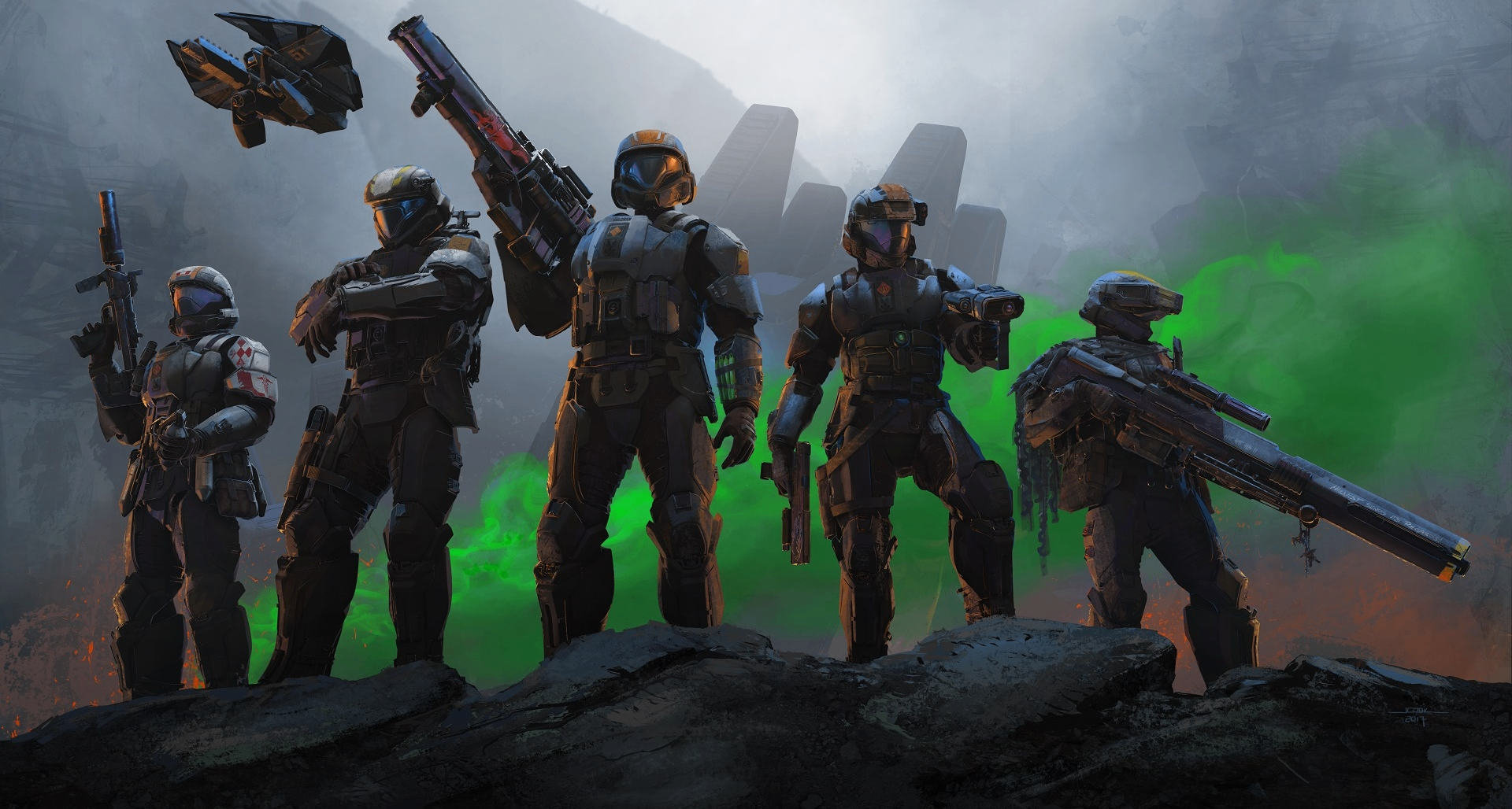 【HALO檔案室】日光1-1小隊 —— 破矛者行動