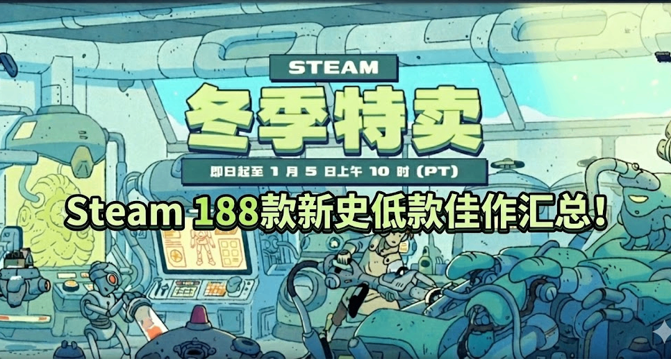 Steam冬促開啓 | 188+ 款新史低遊戲佳作不容錯過！