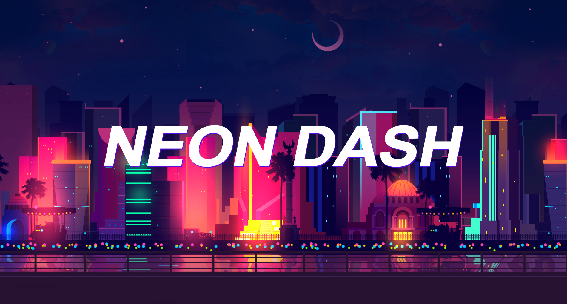 復古未來主義風格節奏平臺遊戲《霓虹衝刺》前來小黑盒報到！