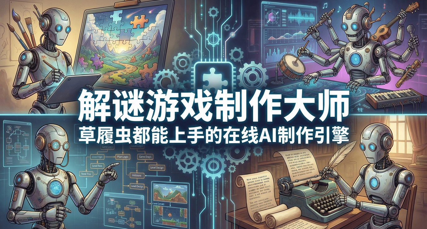 草履蟲都能製作獨立遊戲！教你零基礎一小時製作一個解謎遊戲