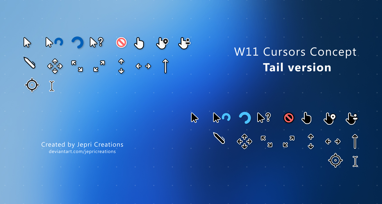 這兩套鼠標指針真是好感度爆棚！