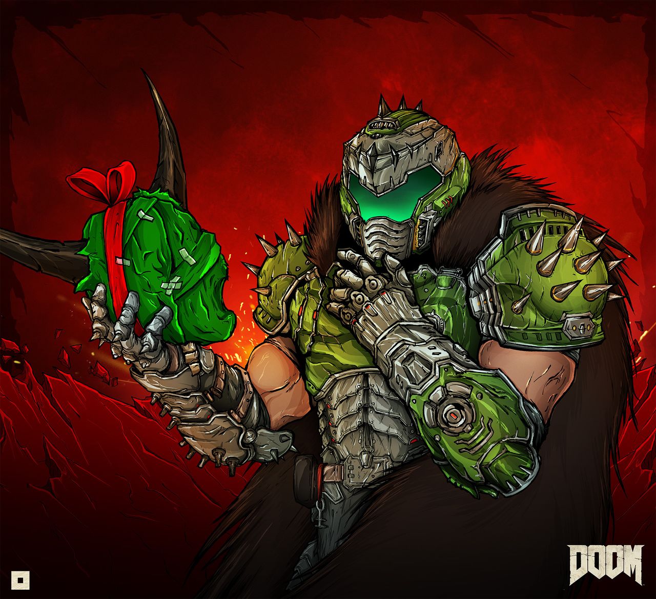 各位毁灭战士，节日快乐！