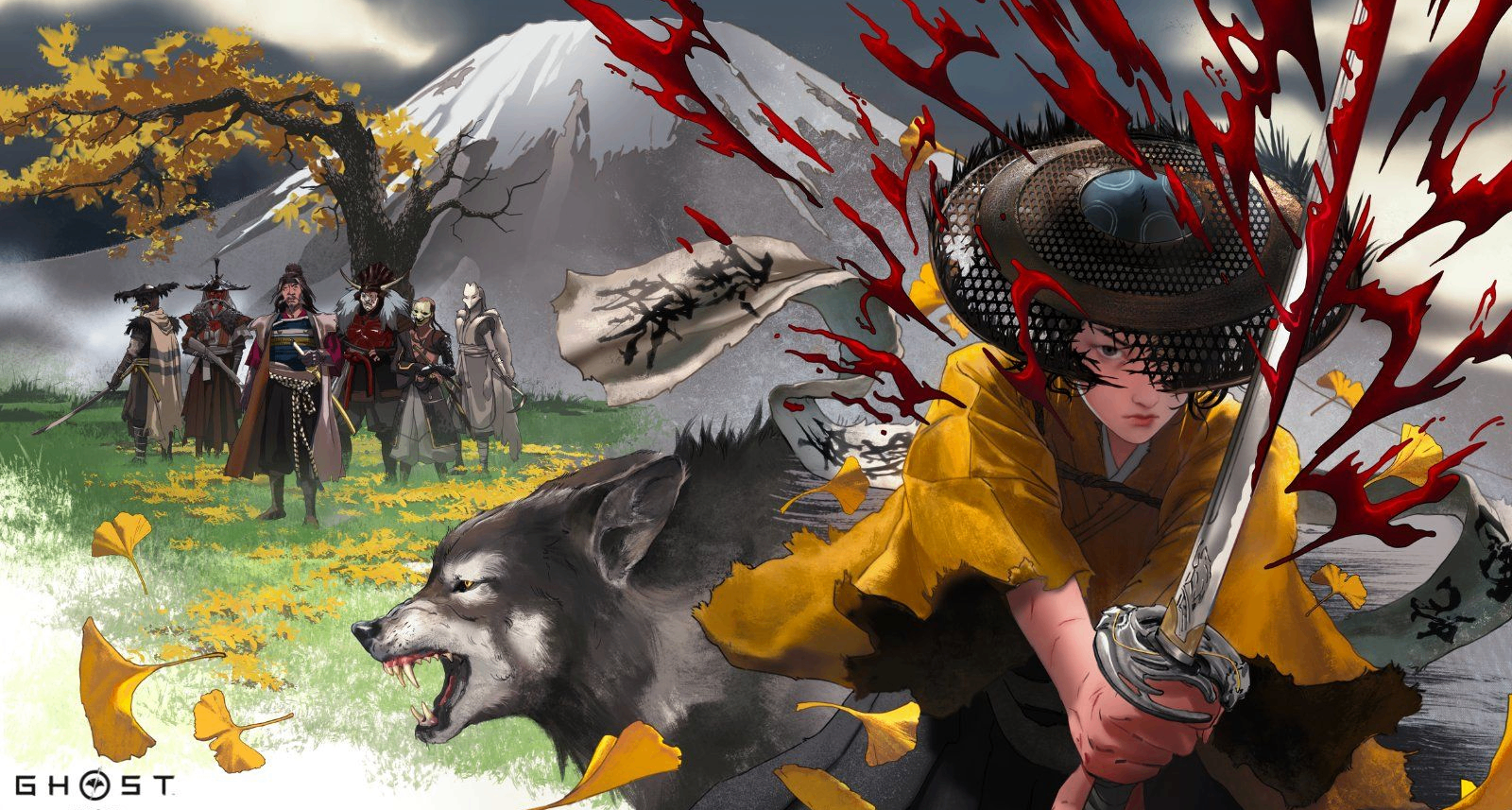 《羊蹄山之魂》发布女主及羊蹄山6人帮圣诞贺图，女主变好看了！