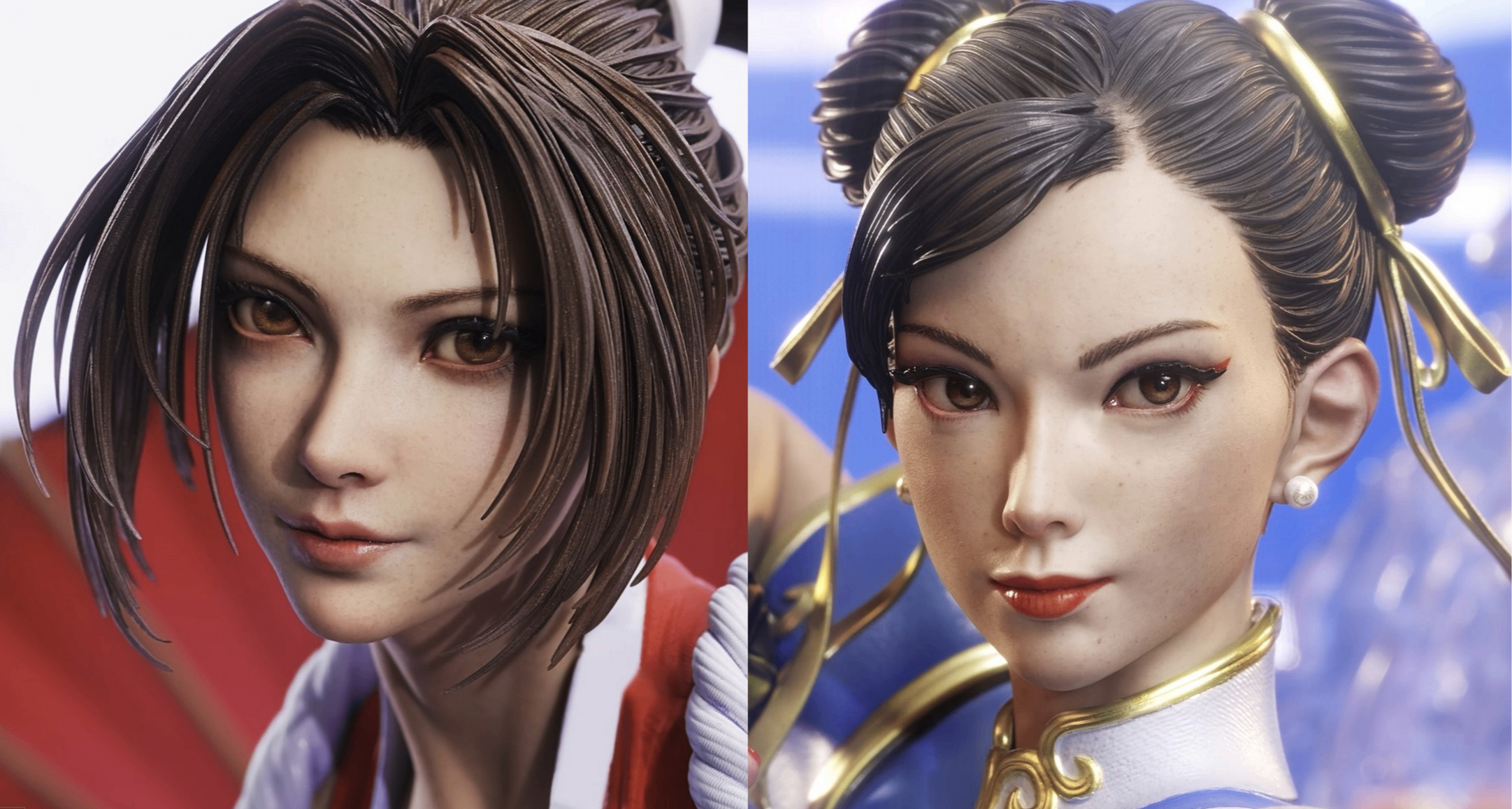 P1S【不知火舞】&【春丽】1/4比例雕像公布