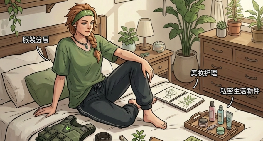 无畏契约各角色卧室穿搭拆解