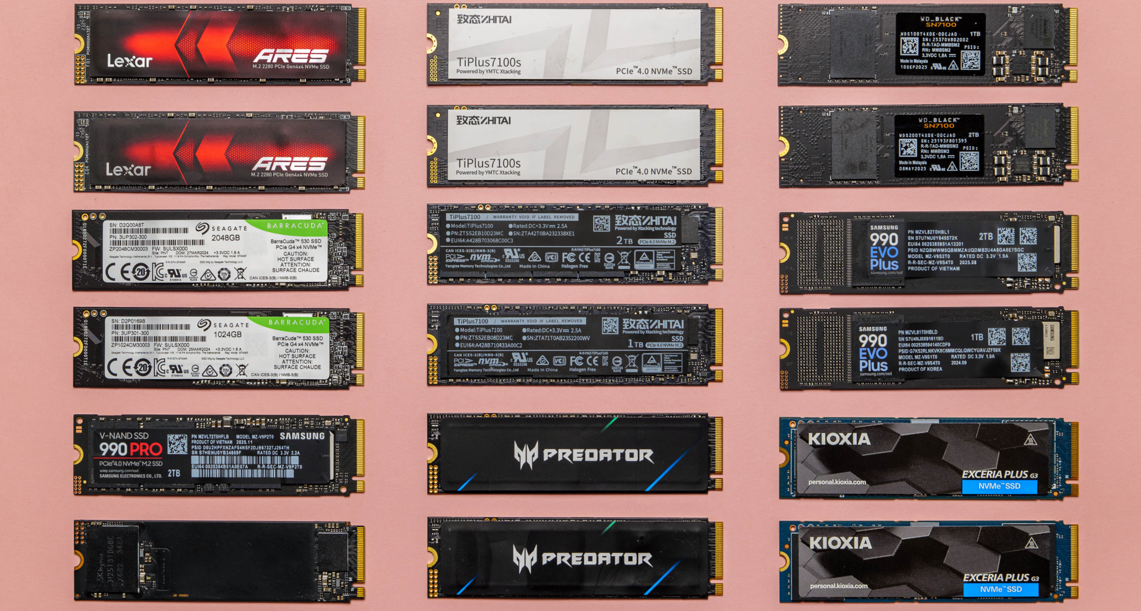 2025年终盘点：18款大厂PCIe 4.0 SSD神仙打架，谁才是真神?