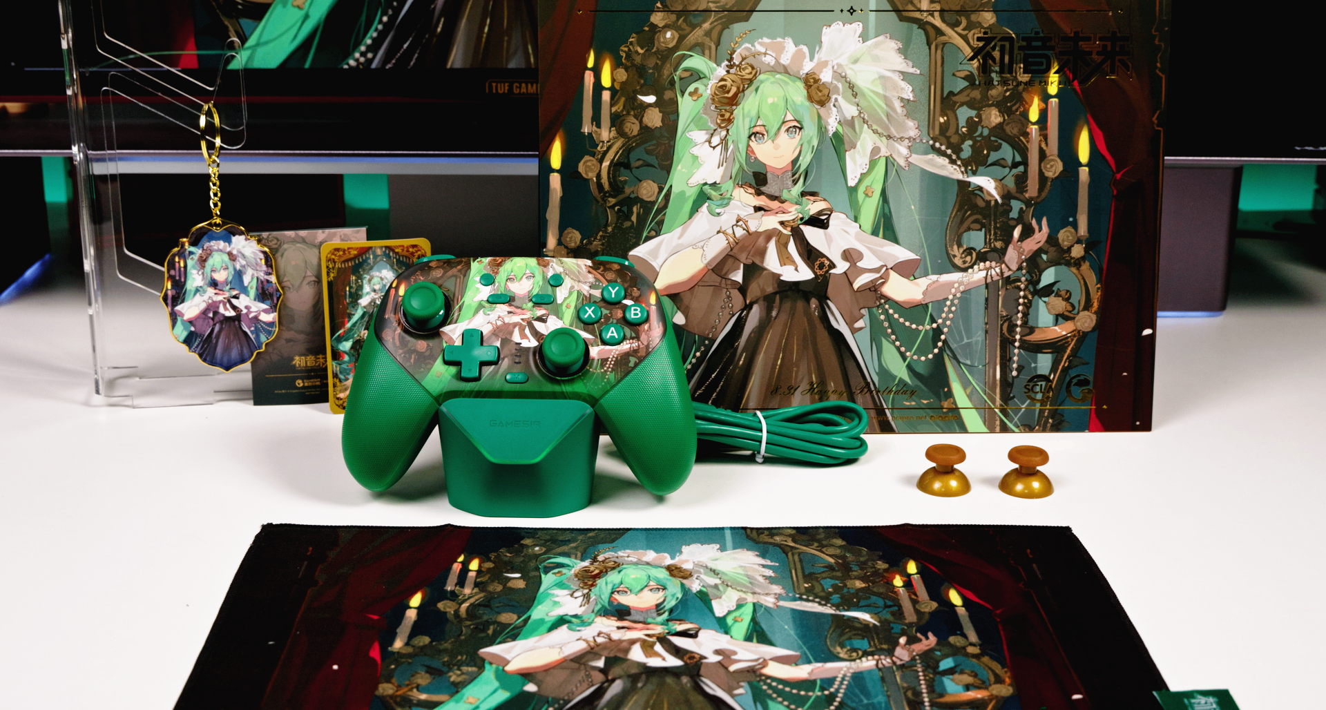 加码500台！超新星手柄「初音未来·生日庆典」限定款礼盒开箱展示