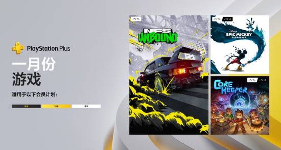 1月PS+會免遊戲陣容炸裂