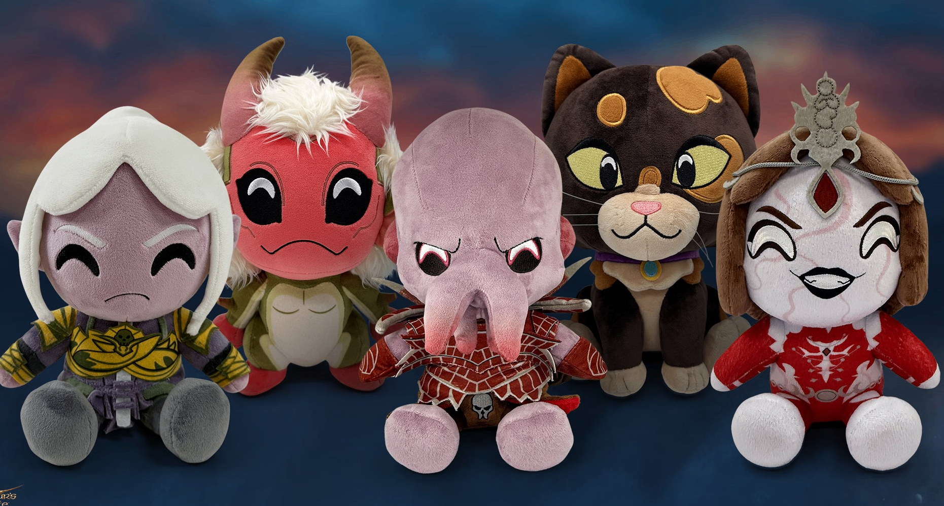 博德之门3 ✖ youtooz 联名毛绒玩偶公布