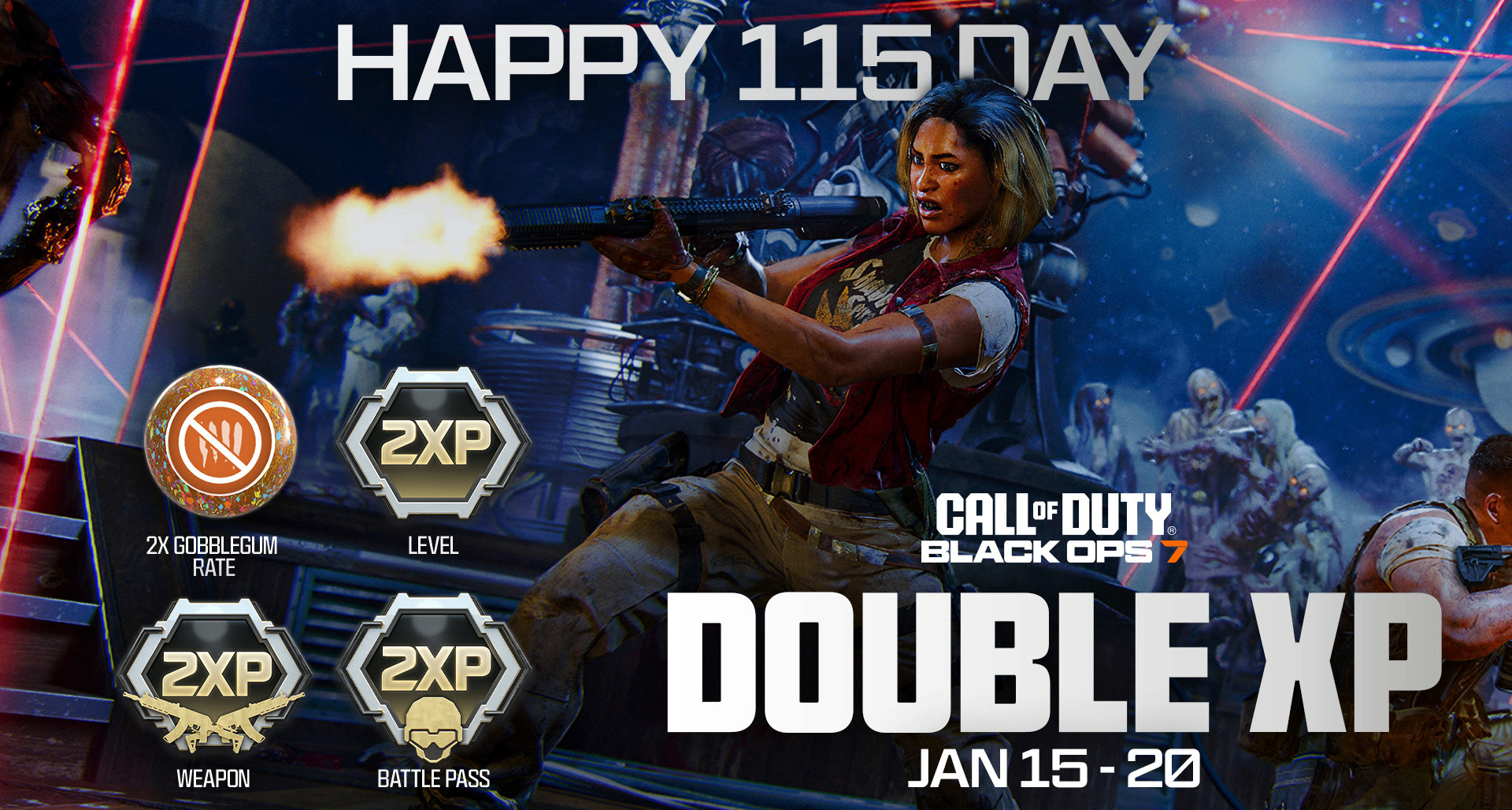 《使命召喚》殭屍日情報：S2季中新圖；四雙經驗慶祝