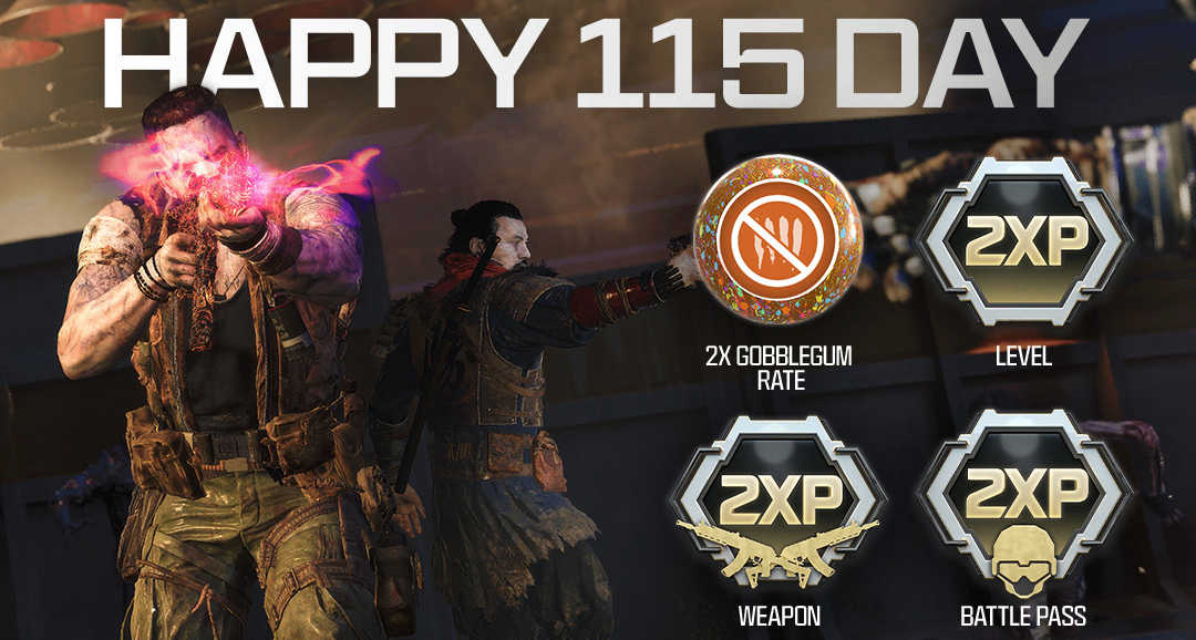 《使命召喚》1月15資訊：5天全雙倍經驗；新活動新改件