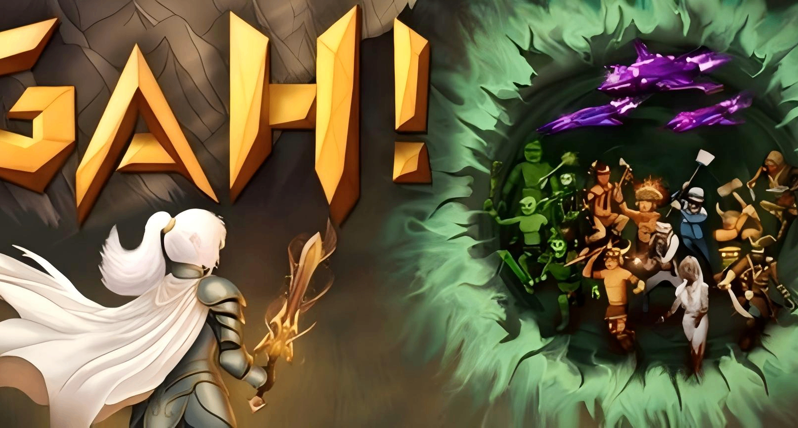 简中+正式发行！暗黑风刷宝肉鸽《Gah! 哀叹地牢》