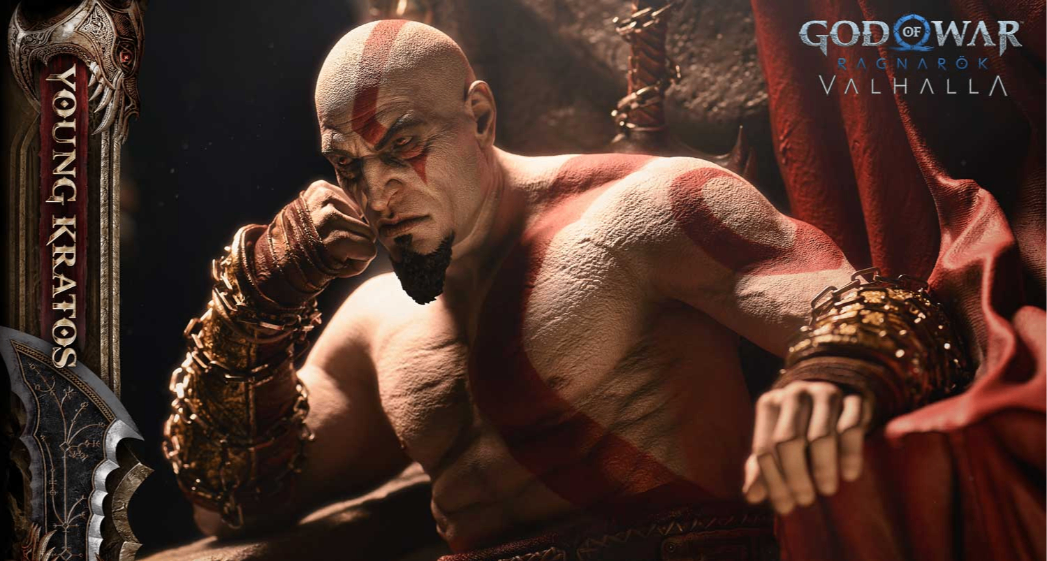 《战神：诸神黄昏》「年轻的奎托斯」1/3 雕像公布