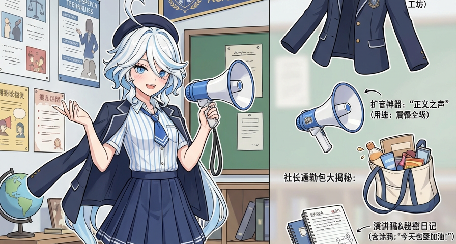 原神各角色在大学的档案