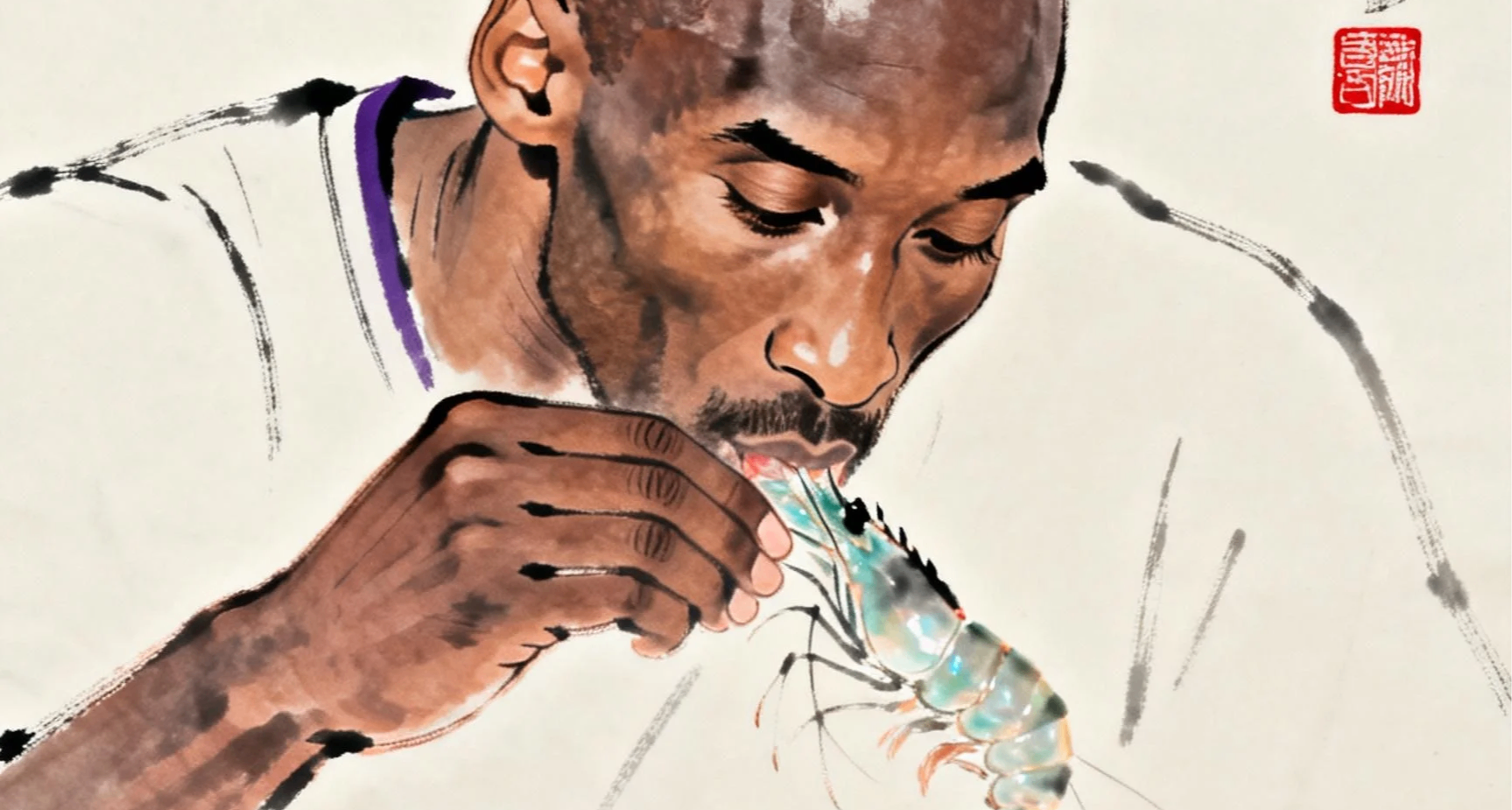 🍌提示词丨齐白石国画风格复刻经典名场面