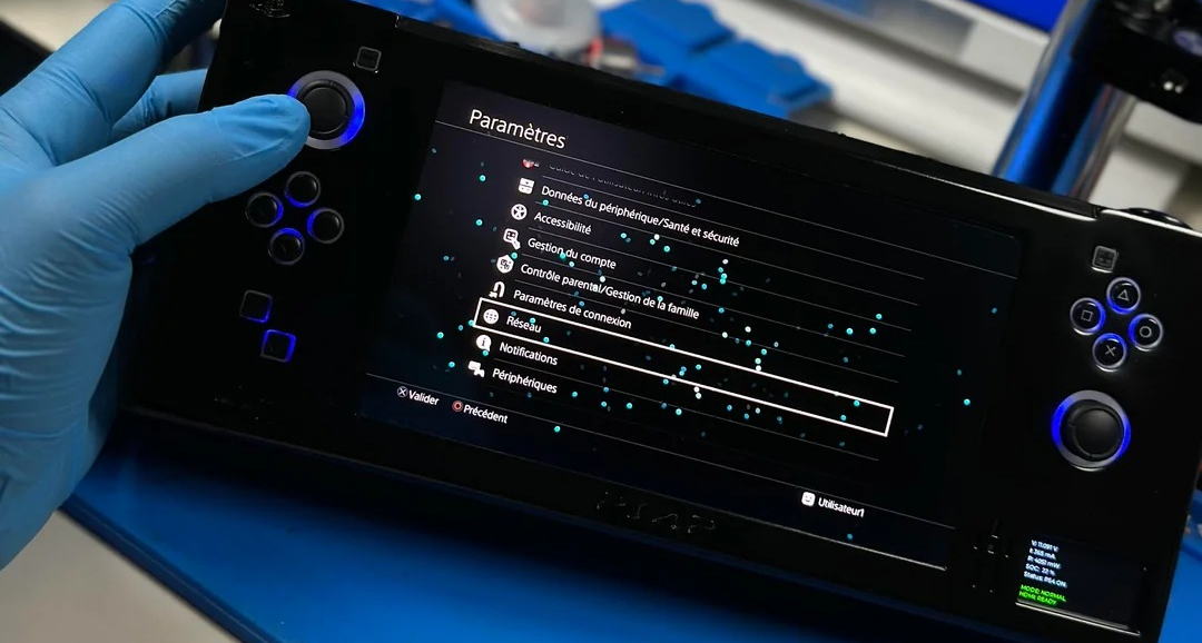 國外玩家自制PS4掌機：能直接運行PS遊戲，OLED屏幕最高續航3小時