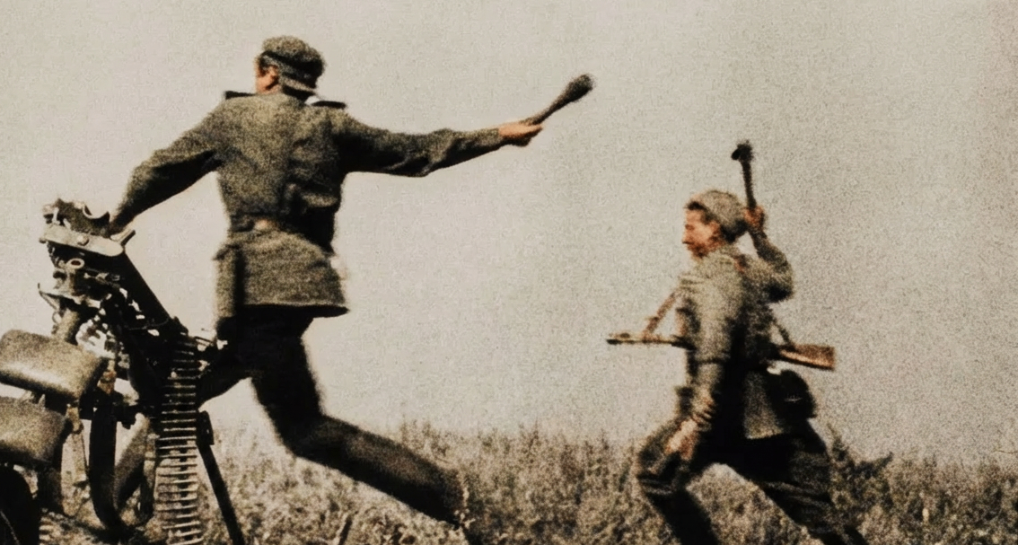 苏军摄影师拍下的冲锋瞬间，1943