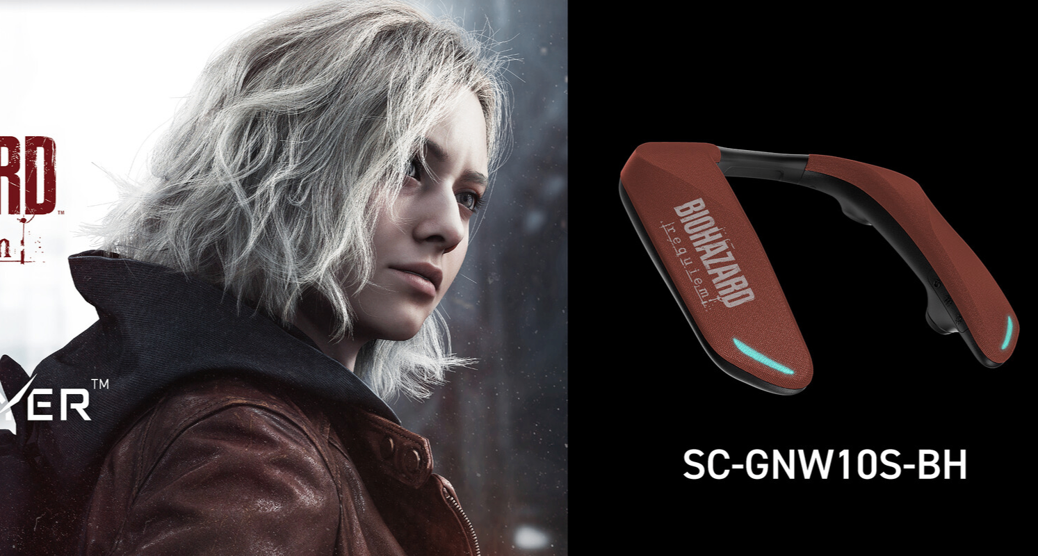 松下 ✖《生化危机9》联名定制款颈挂式游戏音箱公布