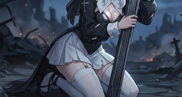 盒友們幫忙選一個修女戰敗~噢不，是勝利結算圖~