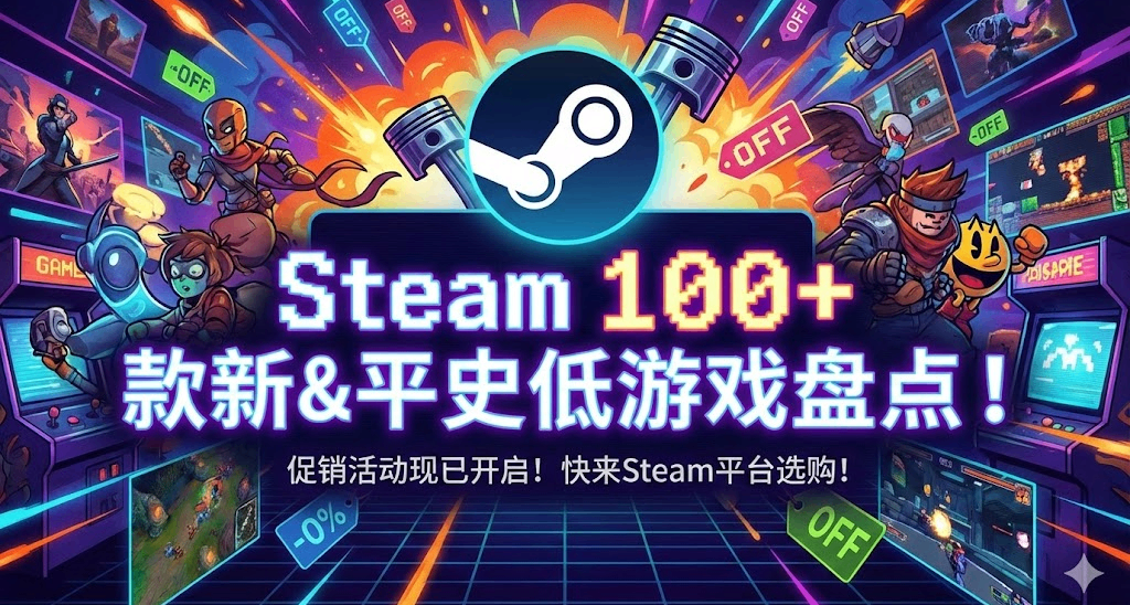 最低仅需个位数 | Steam 近期 100+款30元以内史低游戏汇总！