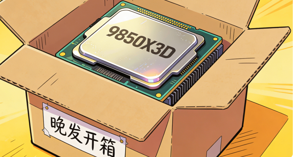 R7 9850X3D 晚發開箱簡測