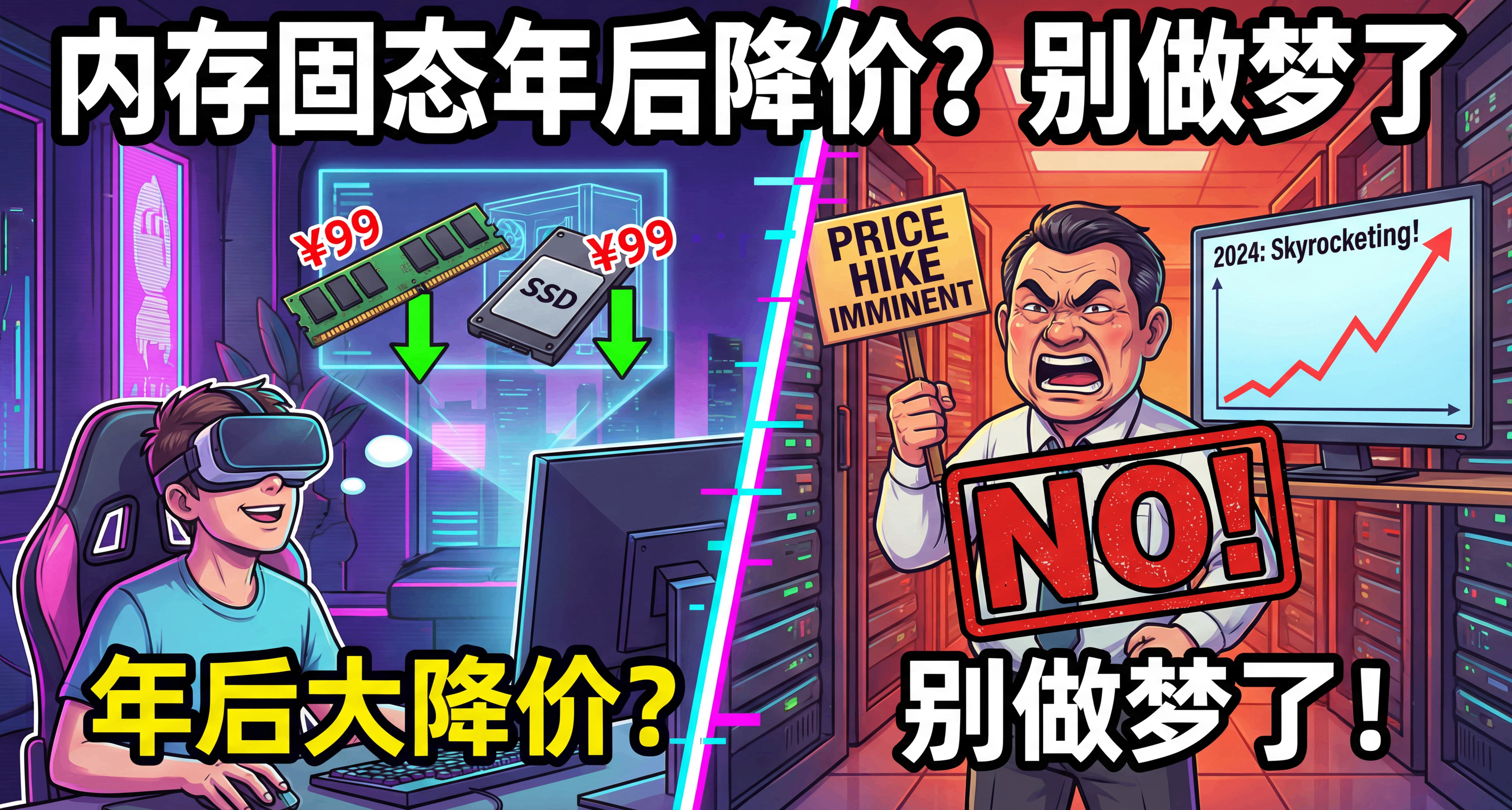 內存固態年後降價？別做夢了
