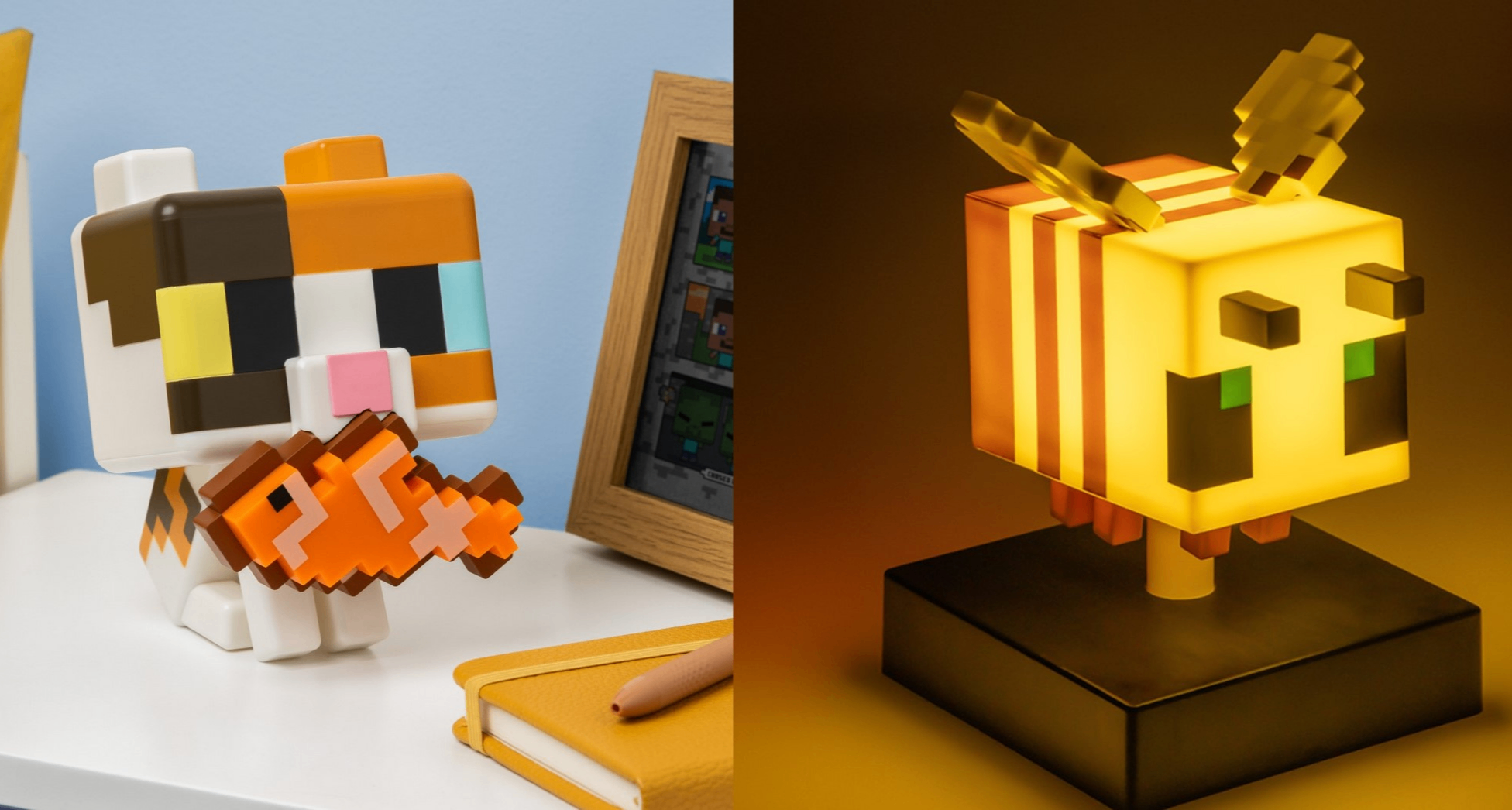 《我的世界》 三花猫、蜜蜂、狼狗【夜灯】详情公布