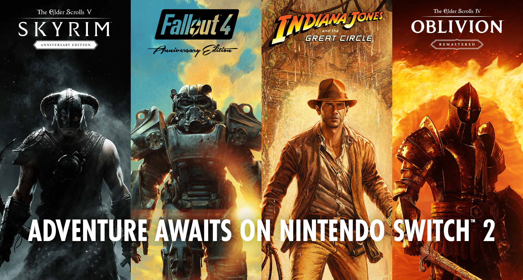 B社一些游戏将登陆NS2平台：《夺宝奇兵》《辐射4》《老滚4/5》