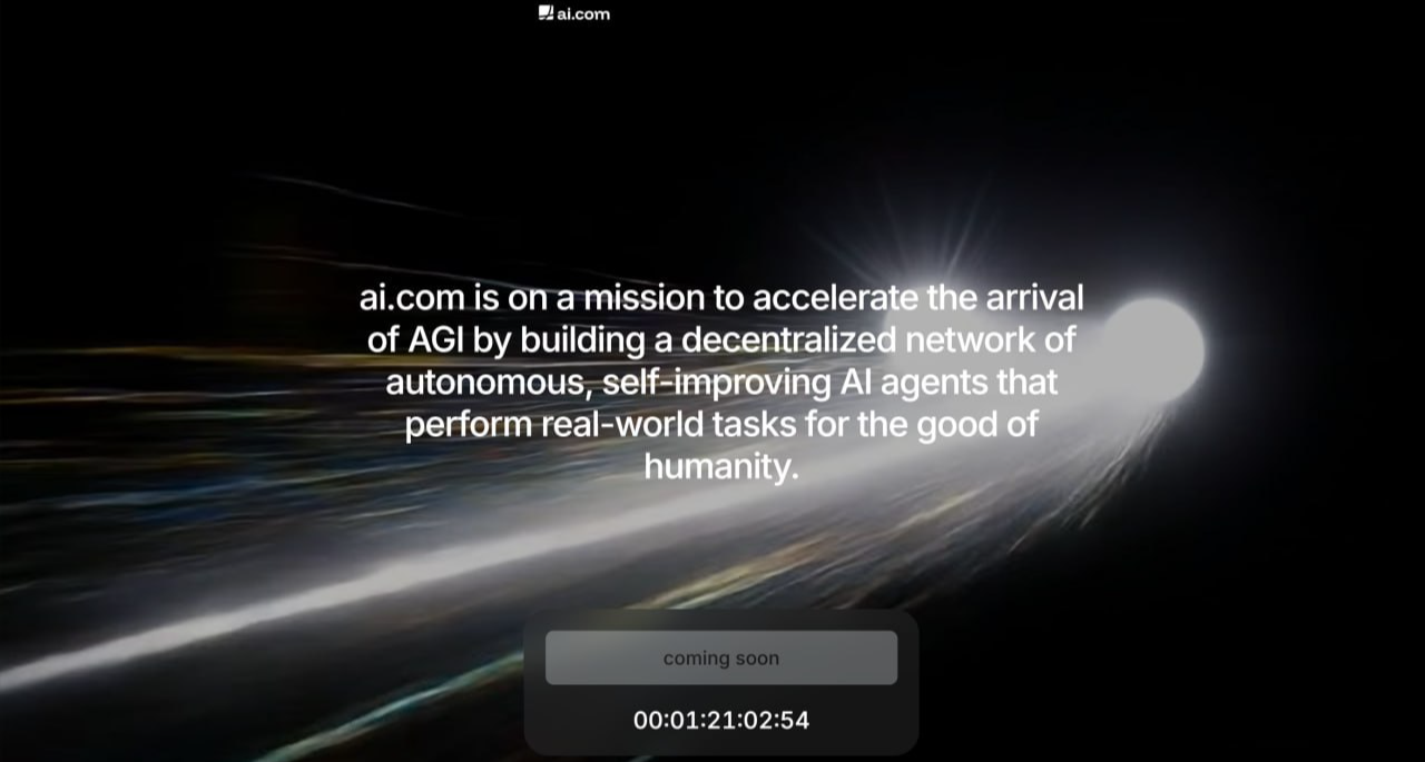 顶级域名 AI.com 以 7,000 万美元成交，创全球最高交易纪录