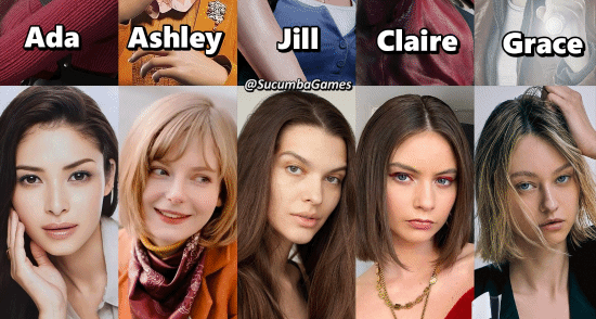 《生化危机》历届女性角色脸模：全是大美女！