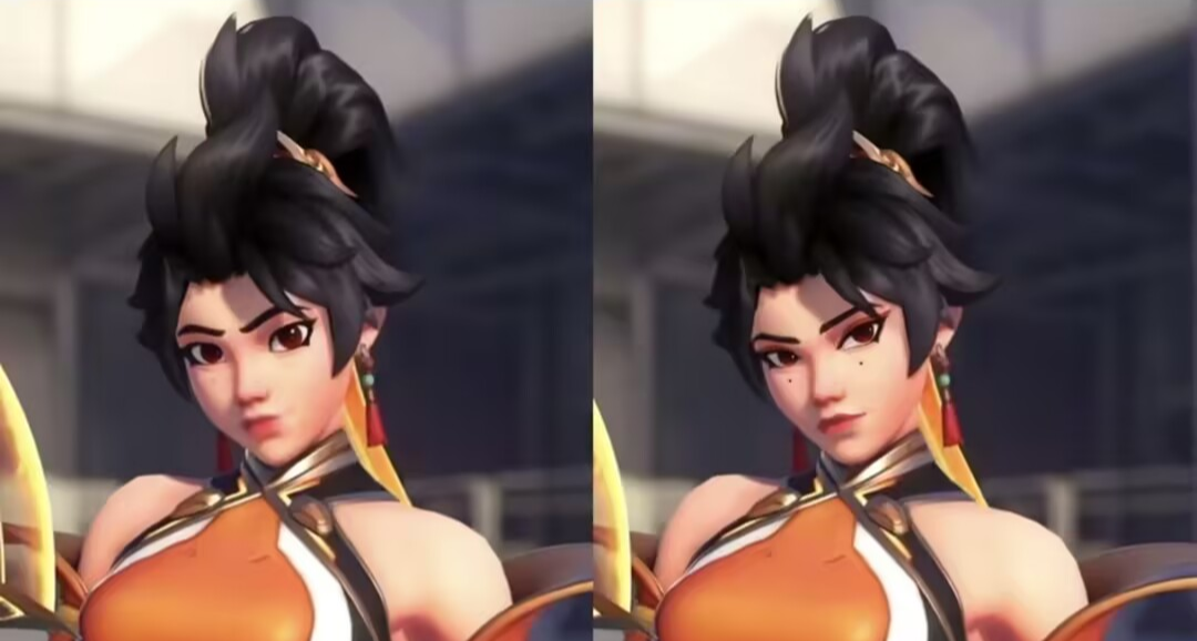 不滿《守望先鋒》女角色太好看，外網想把她改成刻板印象眯眯眼