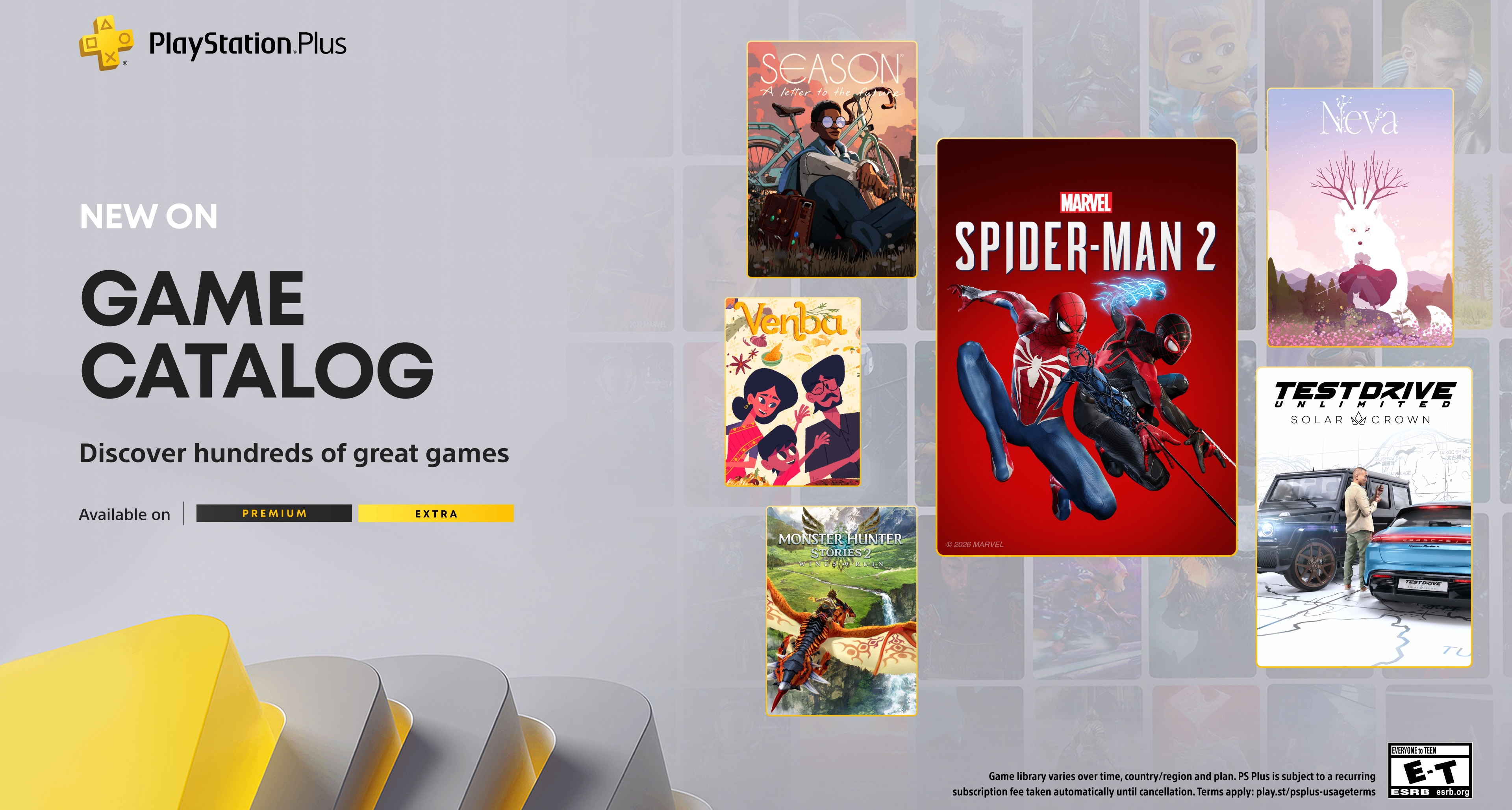 2月PS+二三档游戏阵容公布：《漫威蜘蛛侠2》领衔入库