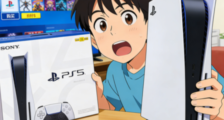 外网萌新买完PS5才发现：什么？游戏还要单独花钱买！